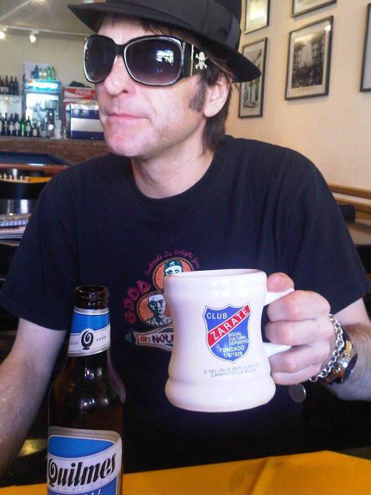 Tommy Stinson from The Replacements with Pasteur Papillon